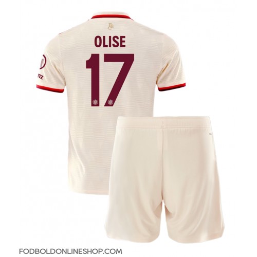 Bayern Munich Michael Olise #17 Tredje trøje Børn 2024-25 Kortærmet (+ Korte bukser)